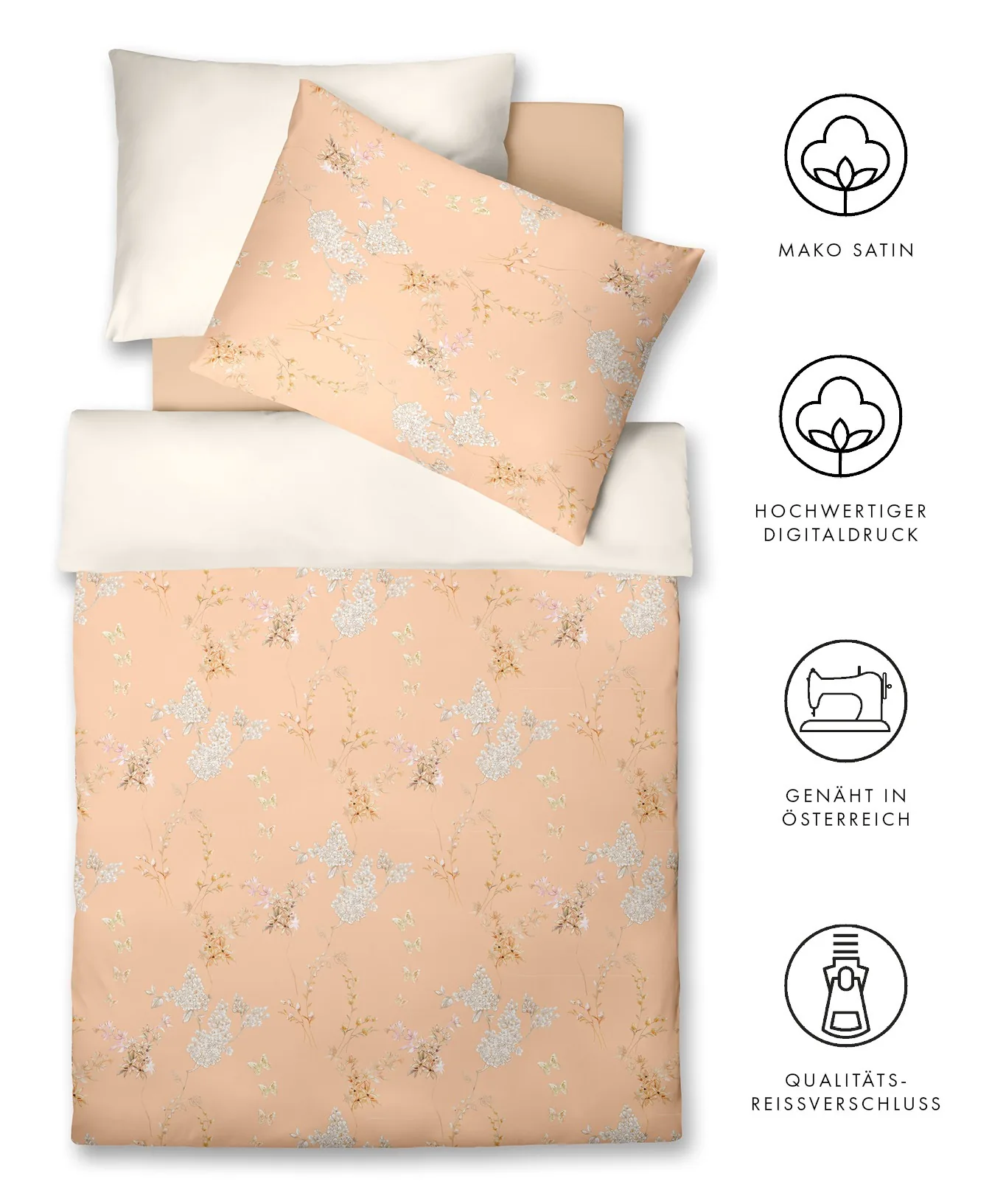Bed Art Peach – Freisteller