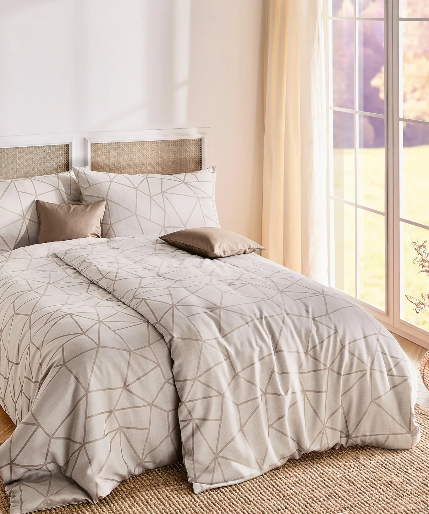 Luxury Jacquard Sandstone – Ambiente