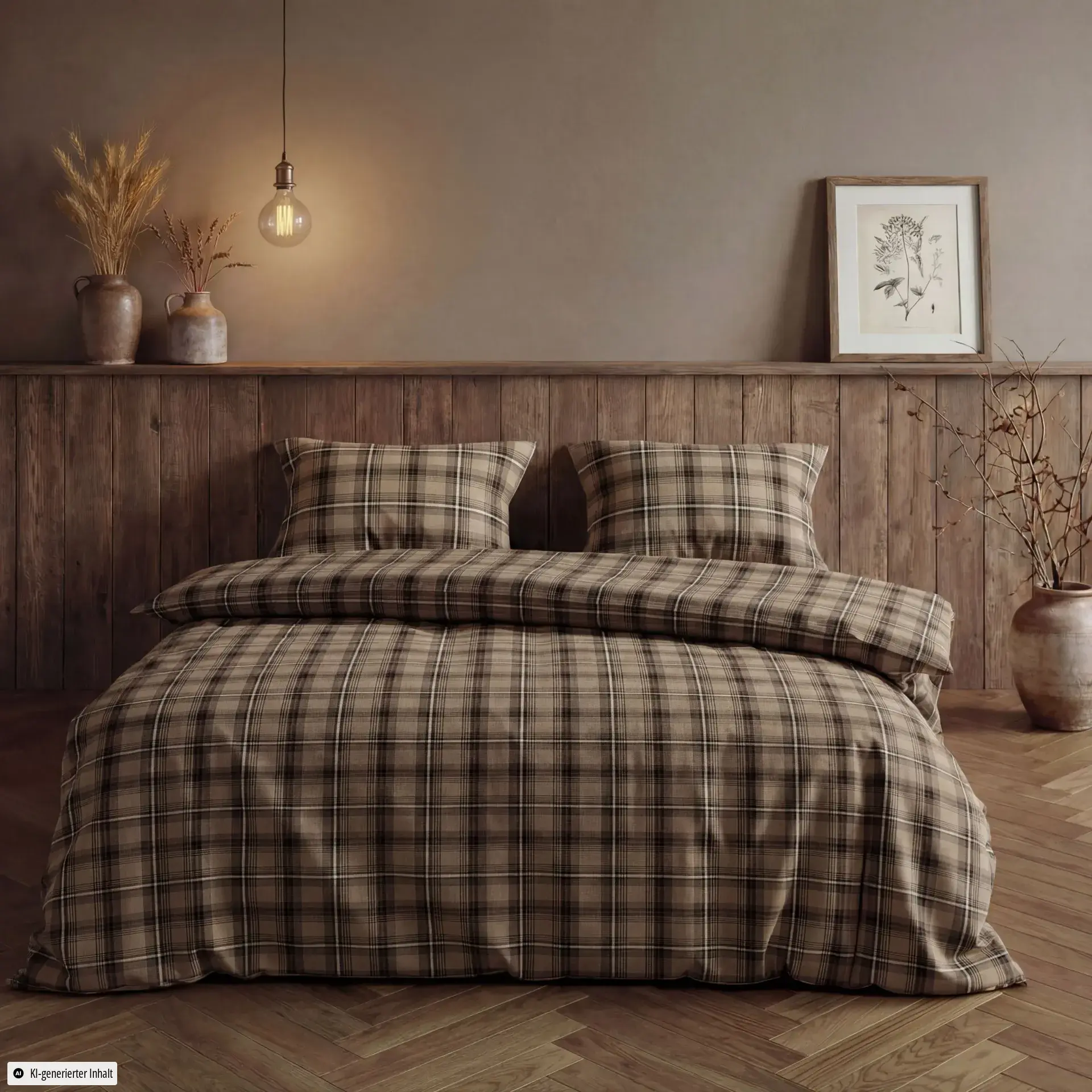 Lech 055083 Bettwäsche aus Köper-Flanell